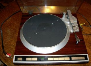 Vintage Denon Dp - 45f Direct Drive Fully Automatic Turntable W Box