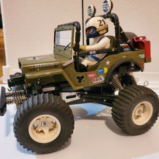 Vintage Rc Tamiya Wild Willy M38 1/10 Scale