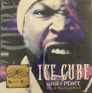 Ice Cube ‘war & Peace Vol 2 (the Peace Disc) Factory 2 X Vinyl Album