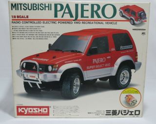 R/c Vintage Kyosho 1/9 Mitsubishi Pajero Electric No.  4272 Kit (painted Body)