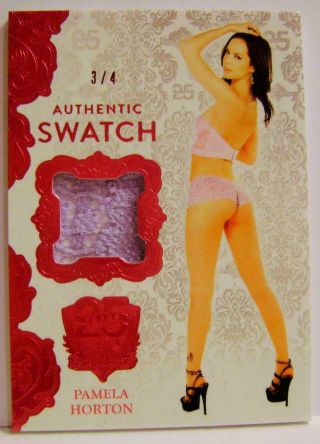 Pamela Horton /4 Pink Authentic Swatch Benchwarmer 25 Years Series 2 2019 Rare