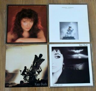 4x Kate Bush 12 " Cloudbusting Hounds Of Love The Big Sky Experiment 4 Iv Four