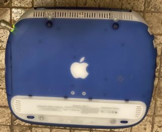 Vintage Apple iBook G3 Clamshell Indigo Firewire Dual Boot M6411 YoYo Adapter 4