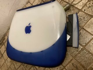 Vintage Apple iBook G3 Clamshell Indigo Firewire Dual Boot M6411 YoYo Adapter 6