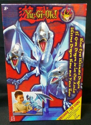 2002 Mattel Yu - Gi - Oh Blue Eyes Ultimate Dragon Model Kit 13” Figure