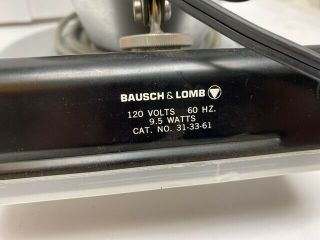 Vintage Jewelers Stereo Microscope Gemolite Mark V Bausch & Lomb 0.  7x - 3x 4