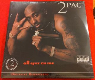 2pac - All Eyez On Me (2001,  Death Row,  Remastered,  4 Lp) -