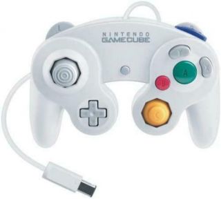 Nintendo Gamecube Wii Controller White Japan Game At0710y
