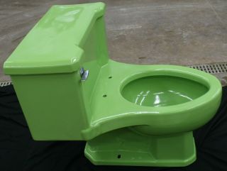 Vintage Elongated Kohler Toilet Pompton ? K3405 EB Fresh Green 3