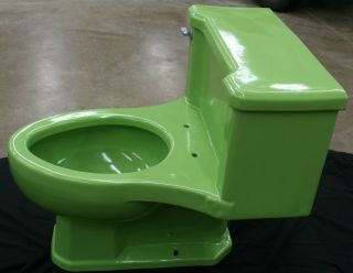 Vintage Elongated Kohler Toilet Pompton ? K3405 EB Fresh Green 4