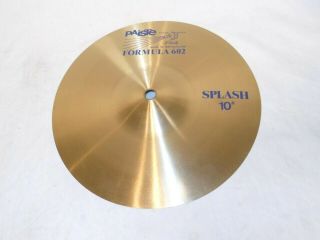 Absolutely Vintage 1988 Paiste Formula 602 10 " Splash Cymbal