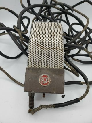 Vintage Rca 74 B Ribbon Bi Directional Microphone