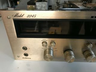 Vintage Marantz 2245 stereo receiver in champagne engraved, .  RARE 2
