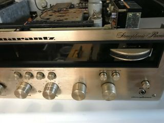 Vintage Marantz 2245 stereo receiver in champagne engraved, .  RARE 3