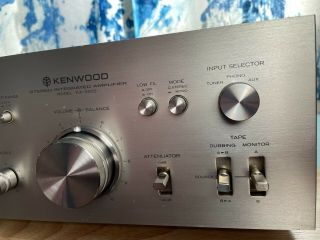 Vintage Kenwood KA - 5500 Stereo Amplifier - Recapped,  and cleaned 5