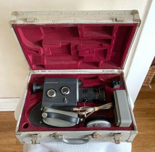 Canon Scoopic 16mm Film Vintage Movie Camera,  Case,  SEE VIDEO 3
