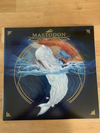 Mastodon Leviathan Lp White / Gold Merged Colored Vinyl