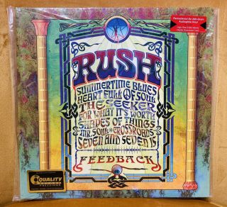 Rush Feedback 200 Gram Nm Vinyl Lp Atlantic 2016 Audiophile Remastered