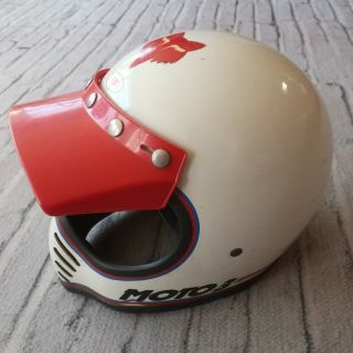 Vintage Bell Moto Star 3 Iii Motorcycle Full Face Helmet 1975 Snell 7 1/2 70s