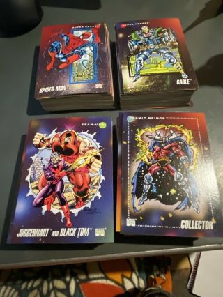 1992 Marvel Universe Impel Series 3 Complete Base Set 200 Trading Cards