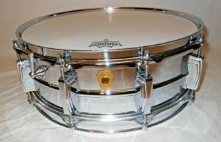 Flawless Pit - Vintage Jun 30 1967 Ludwig 5 X 14 Supra - 400 Chrome Snare Drum