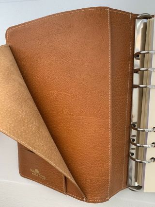 Vintage Mulberry A5 size Agenda,  Pigskin Leather,  With Inserts,  Made In England 5