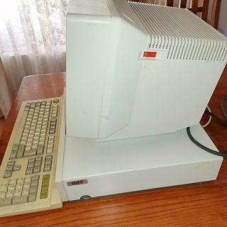 IBM PS/2 Model 30 286 Vintage Desktop PC w/ CRT Monitor & keyboard 3