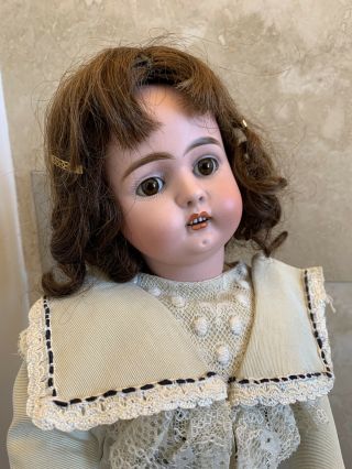 Rare Bodied Bahr & Proschild 394 Antique Bisque Head Doll.  17.  5”