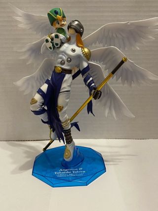 Digimon Angemon & Takaishi Takeru Official Megahouse G.  E.  M Figure