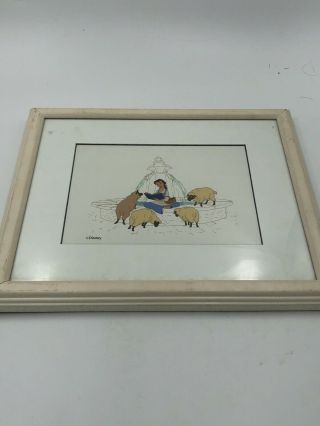 Beauty And The Beast 1992 Animation Cel Framed Disney Animation Prints