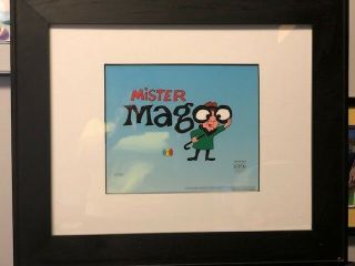 Mr.  Magoo Hand Painted Limited Edition Cel
