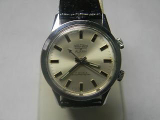 Vintage Vulcain Alarm 17 Jewels Shock Protected Watch