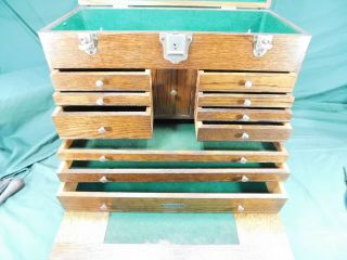 Vintage GERSTNER Machinist Tool Chest 11 Drawers @ Antique Tool 4