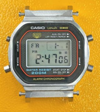 Vintage First Ever G - Shock Casio Dw - 5000 Watch 240 Module Japan - Rare