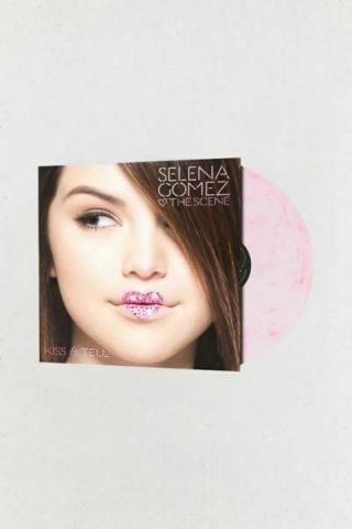 Selena Gomez & The Scene ‎– Kiss & Tell Pink Swirl Vinyl Lp &