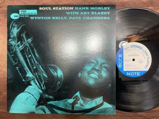 Hank Mobley Soul Station Blue Note Bst 84031 Stereo Japan Vinyl Lp