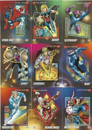 Marvel Universe Trading Card Series 3 Complete,  1992