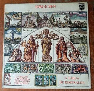 Jorge Ben Tabua De Esmeralda 1st Ed Philips Brazil 1974 Lp