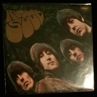 The Beatles - " Rubber Soul " Capitol Records Sw - 2442 Vinyl Lp Record