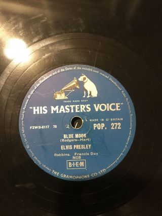 Elvis Presley 78 Rpm Blue Moon / I Don 