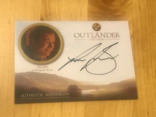 Outlander Season 3 John Bell As Young Ian Murray Autograph Card Jb