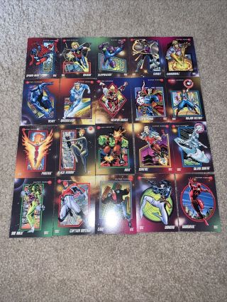 1992 Marvel Universe Complete Base Set 1 - 200 Impel Series 3