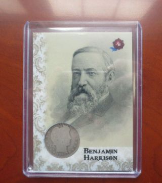 President Benjamin Harrison 2020 Historic Autographs Potus First 36 Coin Card