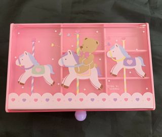 Sanrio Vintage Pink Tweedle Dee Dee Jewelry Box Trinket Plush
