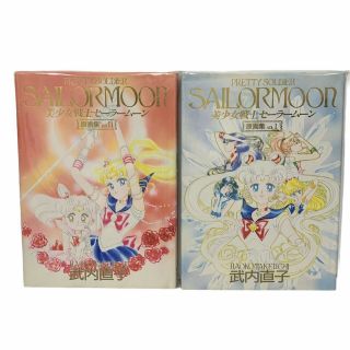 Sailor Moon Art Book Vol.  1 & 2 Naoko Takeuchi Illustration Book Set From Japan