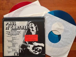Paul Mccartney & Wings - From The Wings - Red,  White,  Blue Vinyl - 12 " Vinyl X 3