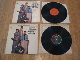 2 Vintage 1966 The Beatles Yesterday And Today Lp Capital St - 2553 Stereo