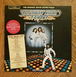 Va / Saturday Night Fever Grease 1979 Rso Promo Album Bee Gees Near