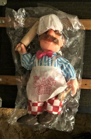 Muppets Swedish Chef Doll - 1988 Cereal Give - A - Way - Rare - In Bag