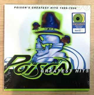 Poison Greatest Hits Vinyl Lp Yellow & Green Neon Exclusive Rare